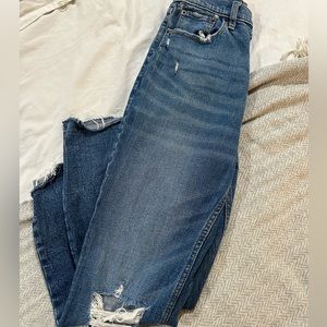 ultra high rise mom jean